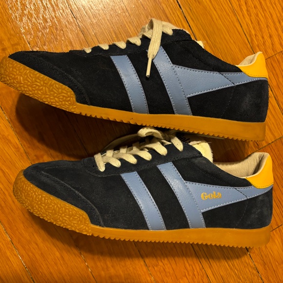 gola elan sneakers navy/visa sun/blue women’s size 8 - Picture 6 of 11